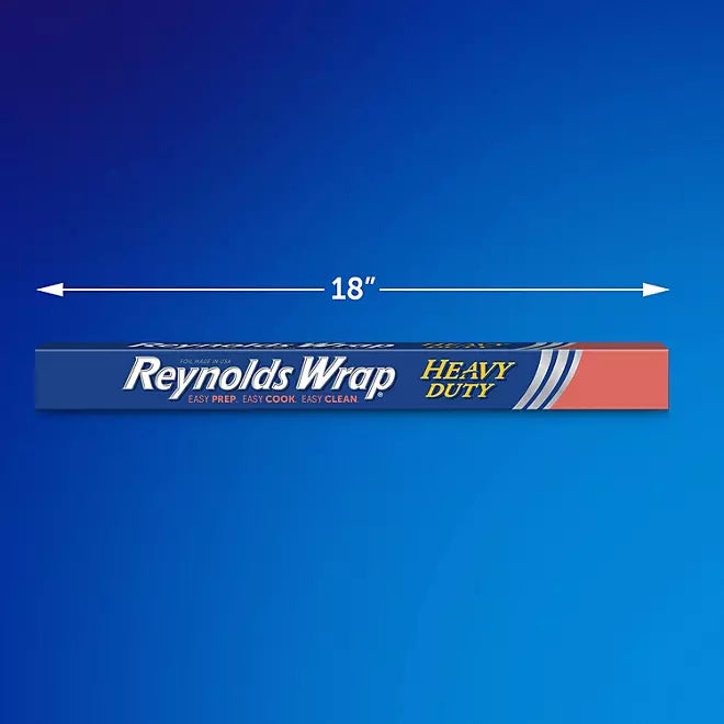 Reynolds Wrap Heavy Duty Aluminum Foil, 18" Retailoutlet