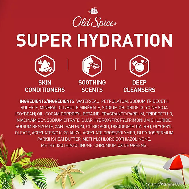 "Old Spice Gentle Man's Super Hydration Body Wash" Retailoutlet