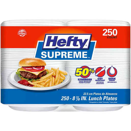 Hefty Supreme Foam Lunch Plates Retailoutlet