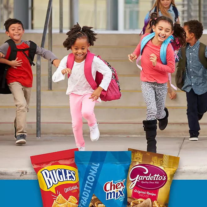 Bugles, Chex Mix & Gardetto Variety Pack Snacks, 40 pk. Retailoutlet
