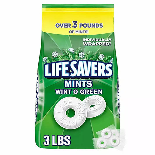 Life Savers Wint-O-Green Mints Hard Candy Retailoutlet