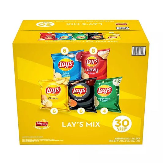 Lay’s Mix Potato Chips Variety Pack Retailoutlet