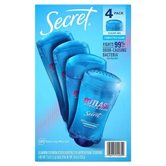 Secret Outlast Clear Gel Deodorant Retailoutlet