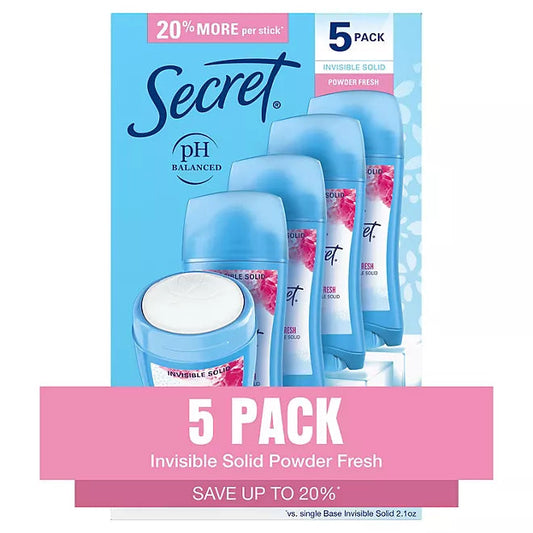 Secret Invisible Solid Antiperspirant & Deodorant Retailoutlet