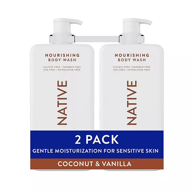"Native Nourishing Body Wash – Coconut & Vanilla Retail Outlet
