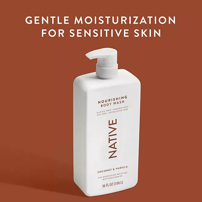 "Native Nourishing Body Wash – Coconut & Vanilla Retail Outlet