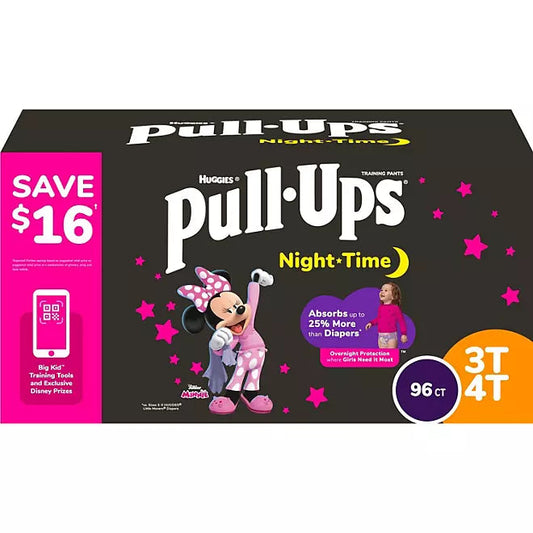 Pull-Ups Night-Time Potty Training Pants for Girls, Sizes 2T-4T Retailoutlet