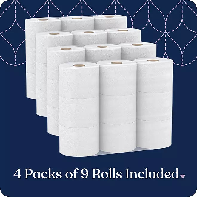 Quilted Northern Ultra Plush 3-Ply Toilet Paper, 36 Rolls, 255 Sheets/Roll Retailoutlet