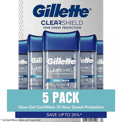 Gillette Cool Wave Clear Gel Antiperspirant & Deodorant for Men Retailoutlet