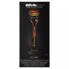 Heated Razor by GilletteLabs - 1 Handle, 6 Blade Refills, 1 Charging Dock Retailoutlet