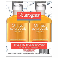 Neutrogena Oil-Free Acne Face Wash" Retailoutlet
