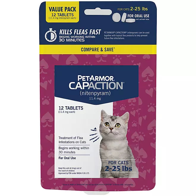 PetArmor CapAction Oral Flea Treatment for Cats Retailoutlet