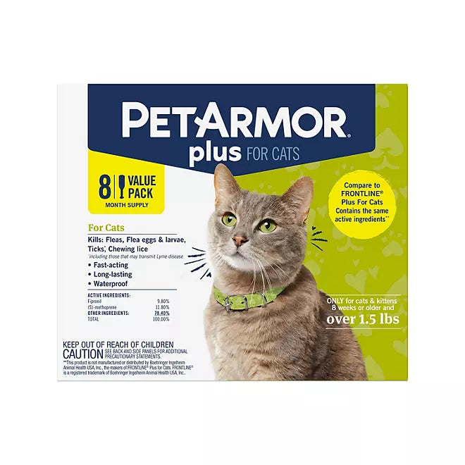 PetArmor Plus Flea & Tick Treatment for Cats Retailoutlet