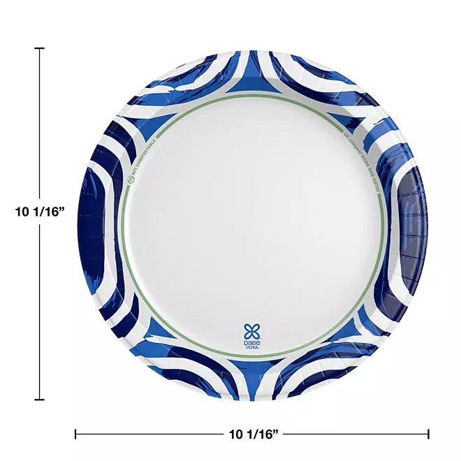 Dixie Ultra Heavyweight Dinner Paper Plates, Retailoutlet