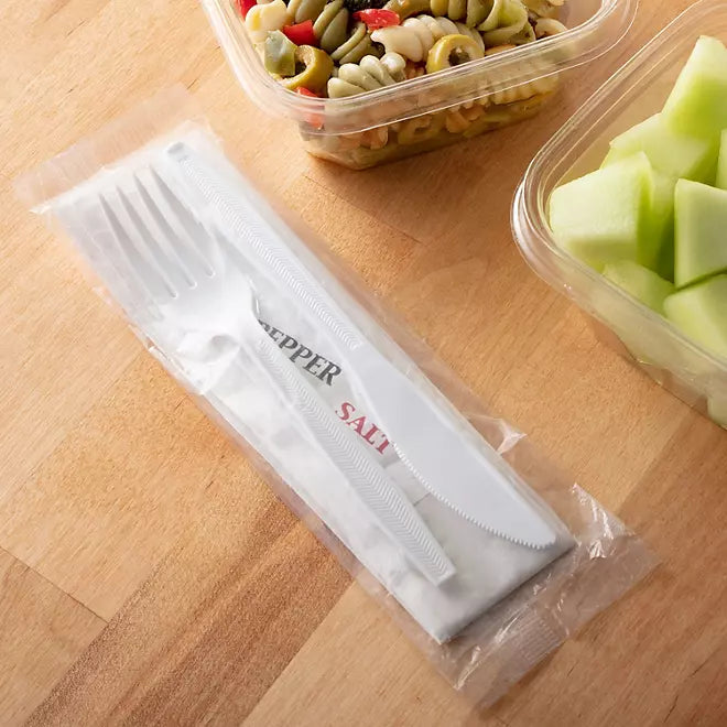 Member's Mark White Plastic Cutlery Packets Retailoutlet