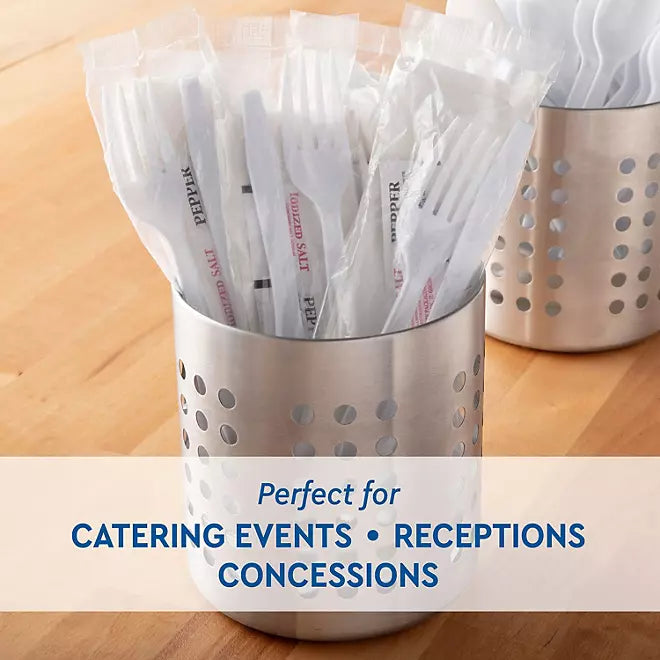 Member's Mark White Plastic Cutlery Packets Retailoutlet