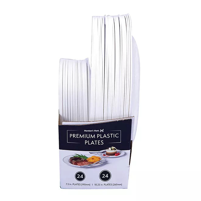 Member's Mark Premium Plastic Heavyweight Plates, Combo Pack Retailoutlet