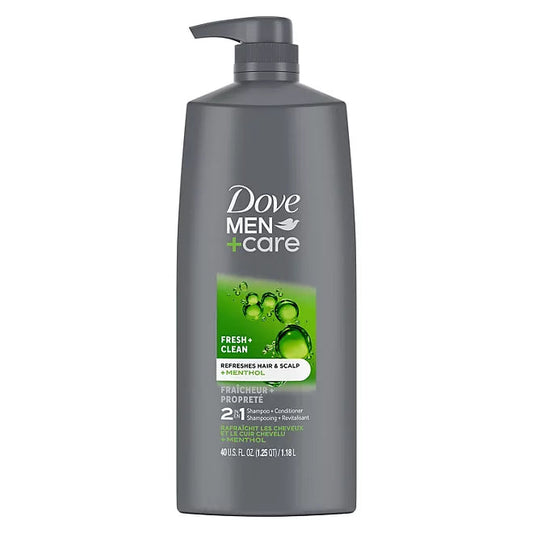Dove Men Care Fresh & Clean 2-in-1 Shampoo + Conditioner Retail Outlet