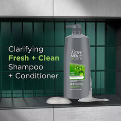 Dove Men Care Fresh & Clean 2-in-1 Shampoo + Conditioner Retail Outlet