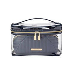 Conair Tartan + Twine Train Case Cosmetic Bag Set" Retail Outlet