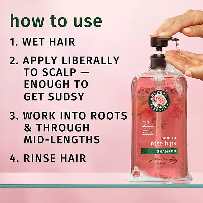 Herbal Essences Rose Hips Shampoo and Conditioner Retail Outlet