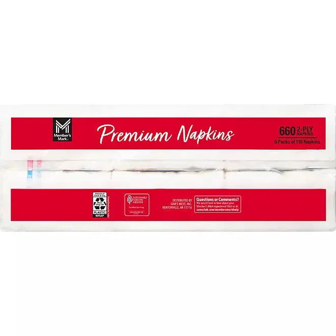 Member’s Mark 2-Ply Napkins – 110/Pack Retailoutlet