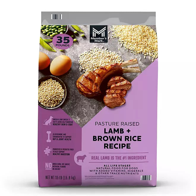 Member's Mark Lamb & Brown Rice Dog Food Retailoutlet