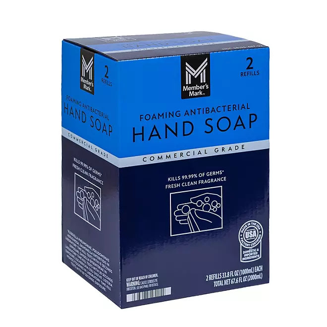 Member's Mark Antibacterial Foaming Hand Soap Retailoutlet
