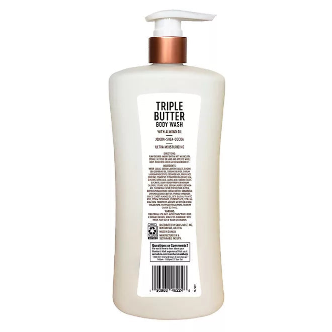 "Member's Mark Triple Butter Body Wash Retailoutlet