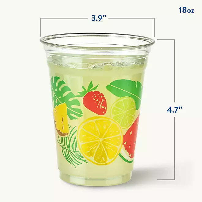 Member's Mark Summer Party Cups – 18 oz, 160 ct Retailoutlet