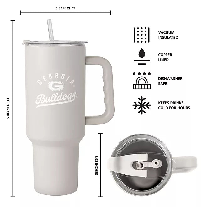 Logo Brands Georgia Bulldogs Stainless Steel Tumbler Set Retail Outlet
