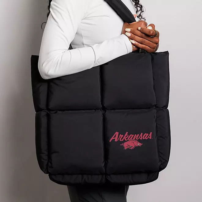 NCAA Arkansas Razorbacks Puff Tote Retail Outlet