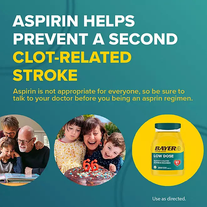 Bayer Low Dose Aspirin Pain Reliever Tablets, 81 mg., 400 ct. Retailoutlet