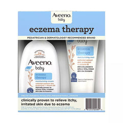 Aveeno Baby Eczema Therapy Moisturizing Cream, 2 pk., 7.3 fl. oz. and 12 fl. oz. Retailoutlet