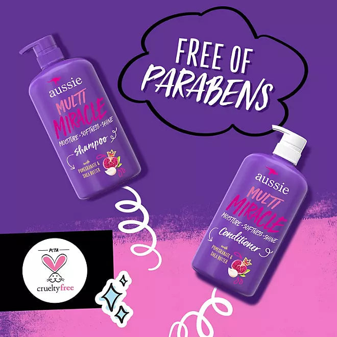 Aussie Multi Miracle 3-in-1 Shampoo and Conditioner Retail Outlet