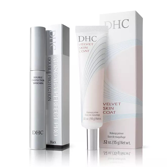 DHC Velvet Skin Coat & Mascara Perfect Pro Double Protection Set Retailoutlet