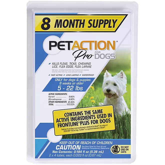 PetAction Pro Flea & Tick Treatment for Dogs Retailoutlet