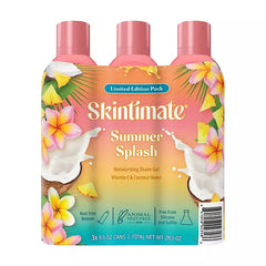 Skintimate Summer Splash Shave Gel, 9.5 oz., 3 pk. Retailoutlet
