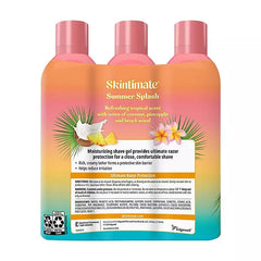 Skintimate Summer Splash Shave Gel, 9.5 oz., 3 pk. Retailoutlet