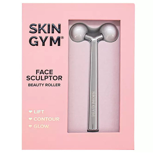 Skin Gym Rose Quartz Crystal Facial Roller Retail Outlet