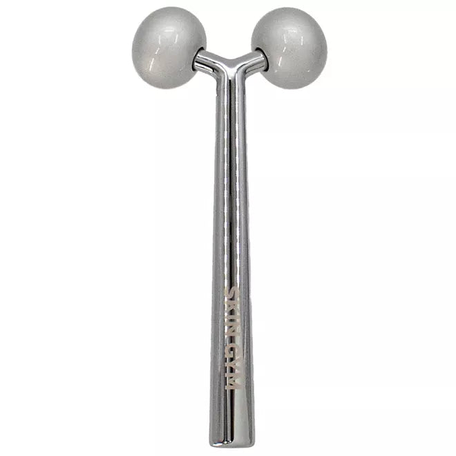 Skin Gym Rose Quartz Crystal Facial Roller Retail Outlet