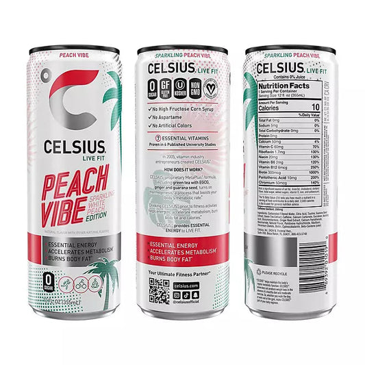 Celsius Vibe Sparkling Energy Drink Variety Pack Retailoutlet