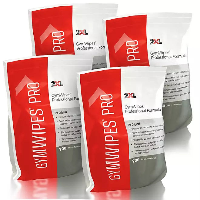 2XL Professional Gym Wipes, Unscented (700 wipes/pk., 4 pk.) Retailoutlet
