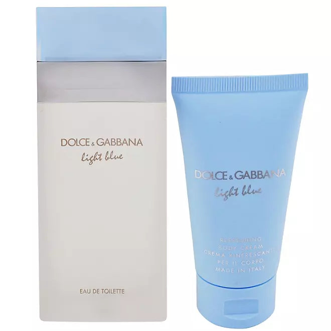 Dolce & Gabbana Light Blue Eau de Toilette 2-Piece Gift Set Retail Outlet