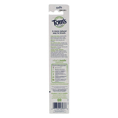 Tom's of Maine Naturally Clean Toothbrush, Soft, 2-Pack (Packaging May Vary)