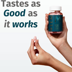 WEEM Hair Skin & Nails Gummies – Vegan Biotin Vitamins for Faster Hair Growth, Stronger Nails & Healthy Skin – Extra Strength Raspberry Flavor – 1 Bottle Ballimart