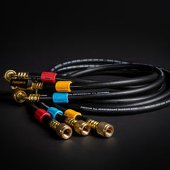 Fieldpiece 1/4″ Low Loss Valve – 1/4″ Ball Valve Hose Set