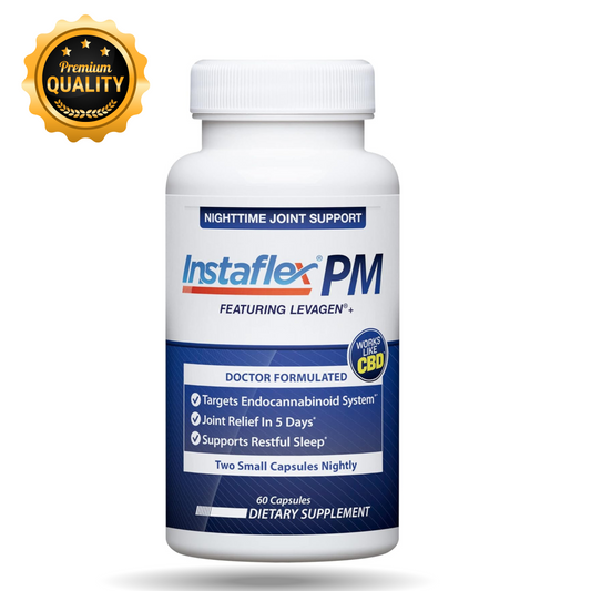Instaflex PM Nighttime Joint Support with Levagen, Tamaflex, GABA & Ashwagandha – Mobility & Sleep Aid – 60 Vegan Capsules Ballimart