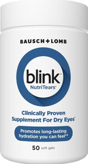 BLINK NutriTears Clinically Proven Supplement for Dry Eyes, 50 Softgels, Eye Care Supplement to Hydrate Eyes from Within for Long Lasting Relief You Can Feel BLIN