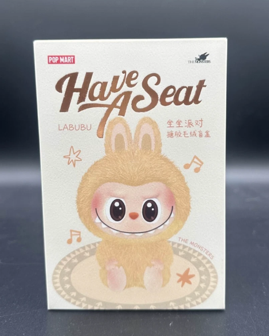 POP MART LABUBU The Monsters Have A Seat Vinyl Plush Blind Box US AUTHENTIC Retail outlet